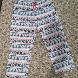 Croft and Barrow intimates size XL Light gray penguin pajama pants